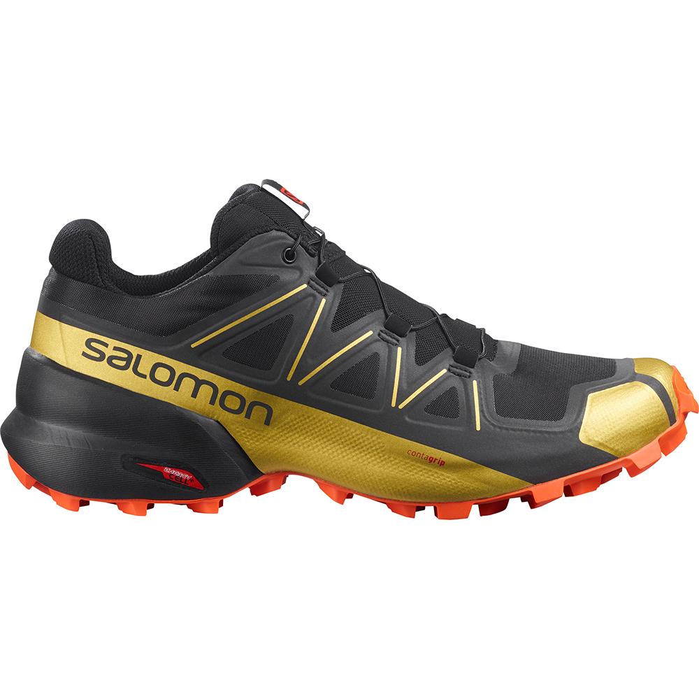 Salomon Trail Løbesko Herre Sort - SPEEDCROSS 5 GTS (OCLFP-0783)